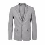 NEOBLU Piqué Blazer Marcel with Lining for Men, Gray Melange 48, NB3169 – image 3