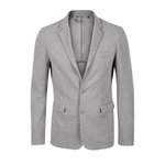 NEOBLU Piqué Blazer Marcel mit Futter für Herren, Gray Melange 46, NB3169 – Bild 3