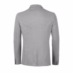 NEOBLU Piqué Blazer Marcel with Lining for Men, Gray Melange 48, NB3169 – image 4