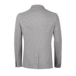 NEOBLU Piqué Blazer Marcel mit Futter für Herren, Gray Melange 46, NB3169 – Bild 4