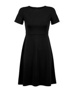 NEOBLU Milano Kleid Camille mit Rundhalsausschnitt – Deep Black