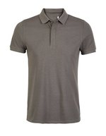 NEOBLU Piqué Poloshirt Owen Baumwolle für Herren, Deep Black S, NB3188 – Soft Gray