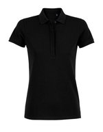 NEOBLU Piqué Poloshirt mit verdeckter Knopfleiste – Deep Black
