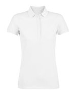 NEOBLU Piqué Poloshirt mit verdeckter Knopfleiste – Optic White
