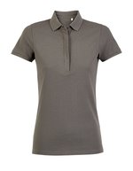 NEOBLU Piqué Poloshirt mit verdeckter Knopfleiste, Deep Black S, NB3189 – Soft Gray