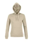NEOBLU Sweat à capuche French Terry avec capuche et poche, Deep Black S, NB3197 – Dusty Beige