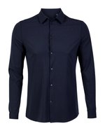 NEOBLU Langarmhemd Balthazar aus Baumwolle für Herren – Night