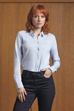 NEOBLU Langärmliges Jersey-Shirt mit italienischem Kragen, Deep Black S, NB3199 – Bild 1