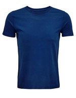 NEOBLU Bio-Baumwolle T-Shirt mit Pfirsichhauteffekt, Deep Black S, NB3570 – Deep Blue