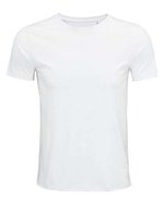 NEOBLU Bio-Baumwolle T-Shirt mit Pfirsichhauteffekt, Deep Black S, NB3570 – Optic White