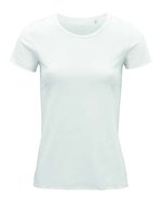 NEOBLU Bio-Baumwolle T-Shirt Leonard mit Pfirsichhaut-Effekt, Deep Black S, NB3571 – Optic White