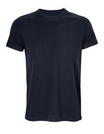 T-shirt unisexe en coton pique Loris – Nuit