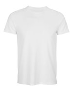 T-shirt unisexe en coton pique Loris – Optic Blanc