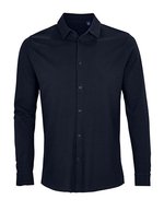 Men´s Cotton Pique Shirt Basile – Night