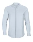 NEOBLU Long-Sleeve Shirt with Mandarin Collar and Organic Cotton, Beige S, NB3792 – image 3
