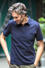 Men´s Mercerised Jersey Polo Shirt Relax Oscar – Bild 1