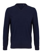 Pull homme col en V Sullivan – Nuit