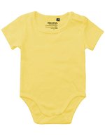 Neutral Bio-Bodystocking Kurzarm für Babys – Dusty Yellow