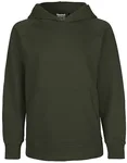 Neutral Hoodie aus Bio-Baumwolle mit Kapuze für Kinder, Red 104/110, NE13101 – Military