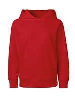 Neutral Hoodie aus Bio-Baumwolle mit Kapuze für Kinder, Red 152/158, NE13101 – Bild 3