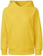 Neutral Hoodie aus Bio-Baumwolle mit Kapuze für Kinder, Red 152/158, NE13101 – Giallo