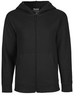 Neutral Fairtrade Kinder Zip Hoodie Bio-Baumwolle – Black