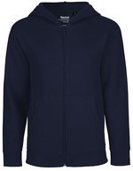 Neutral Fairtrade Kinder Zip Hoodie Bio-Baumwolle – Navy