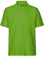Neutral Classic Polo aus Bio-Baumwolle für Herren, Black XS, NE20080 – Lime