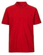 Neutral Classic Polo aus Bio-Baumwolle für Herren, Black XS, NE20080 – Red