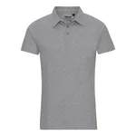 Neutral Recycled Cotton Polo mit Piqué-Strick, Black Melange XS, NE20090 – Bild 3