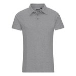 Neutral Recycled Cotton Polo mit Piqué-Strick, Black Melange XS, NE20090 – Bild 3