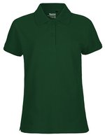 Neutral Poloshirt aus Bio-Baumwolle für Damen – Bottle Green