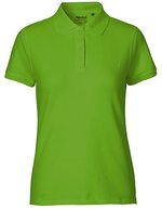 Neutral Poloshirt aus Bio-Baumwolle für Damen, Black XS, NE22980 – Lime