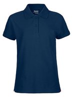 Neutral Poloshirt aus Bio-Baumwolle für Damen, Black XS, NE22980 – Navy