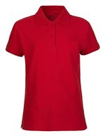Neutral Poloshirt aus Bio-Baumwolle für Damen, Black XS, NE22980 – Red