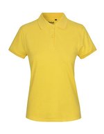 Neutral Poloshirt aus Bio-Baumwolle für Damen, Black XS, NE22980 – Yellow