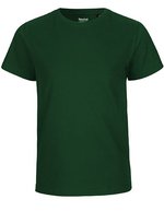 Neutral Fairtrade Kinder T-Shirt mit Elasthan – Bottle Green