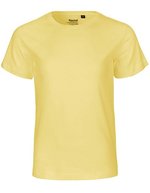 Neutral Fairtrade Kinder T-Shirt mit Elasthan, Dusty Indigo 140/146, NE30001 – Poussiereux Jaune