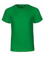 Neutral Fairtrade Kinder T-Shirt mit Elasthan, Dusty Indigo 140/146, NE30001 – Vert