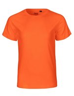 Neutral Fairtrade Kinder T-Shirt mit Elasthan, Dusty Indigo 140/146, NE30001 – Orange