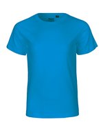 Neutral Fairtrade Kinder T-Shirt mit Elasthan, Dusty Indigo 140/146, NE30001 – Saphir