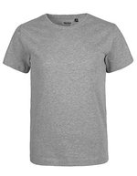 Neutral Fairtrade Kinder T-Shirt mit Elasthan, Dusty Indigo 140/146, NE30001 – Sport Gris