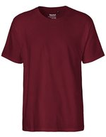 Neutral Classic T-Shirt aus Bio-Baumwolle für Herren – Bordeaux