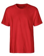 Neutral Classic T-Shirt aus Bio-Baumwolle für Herren, Black S, NE60001 – Red