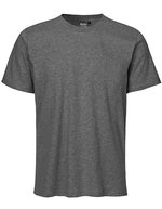 Neutral Bio-Baumwolle Rundhals T-Shirt 155 g/m², Bordeaux L, NE60002 – Dark Heather