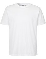 Neutral Bio-Baumwolle Rundhals T-Shirt 155 g/m², Bordeaux L, NE60002 – White