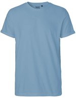 Neutral Roll-Up Ärmel T-Shirt aus Bio-Baumwolle, Black M, NE60012 – Polveroso Indaco