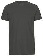 Neutral T-Shirt aus Bio-Baumwolle für Herren, Black S, NE61001 – Charcoal