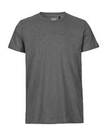 Neutral T-Shirt aus Bio-Baumwolle für Herren, Black S, NE61001 – Dark Heather