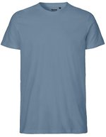 Neutral T-Shirt aus Bio-Baumwolle für Herren, Black S, NE61001 – Dusty Indigo